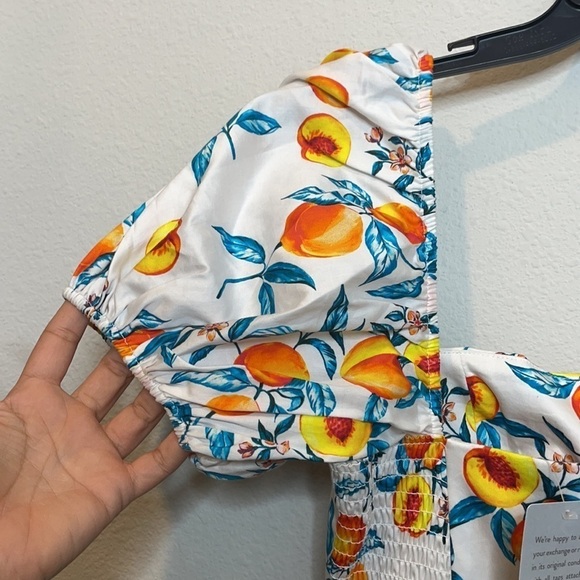 NWT Amanda Uprichard Senorita Dress in Peaches - Picture 11 of 16